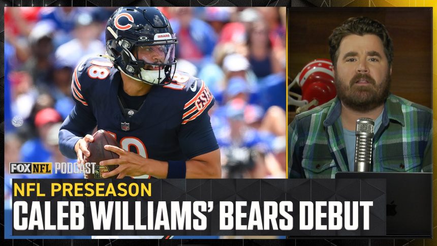 How impressive was Caleb Williams' preseason debut for the Chicago Bears? | NFL on FOX Pod