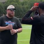 'I just fanboyed': Country music star Luke Combs stops by Bengals practice