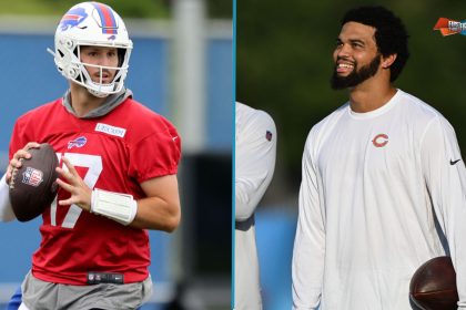 Is Josh Allen or Caleb Williams under more pressure this season? l First Things First