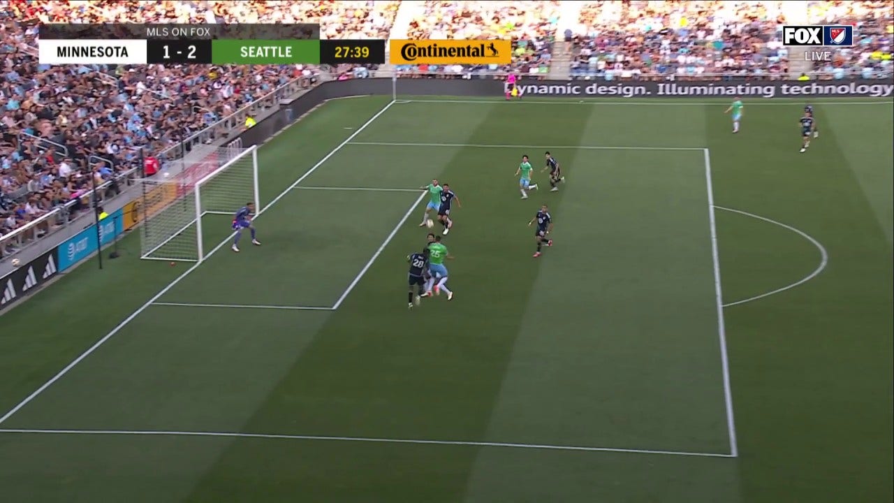 Jackson Ragen's UNREAL header helps Seattle Sounders grab 2-1 lead over Minnesota United FC