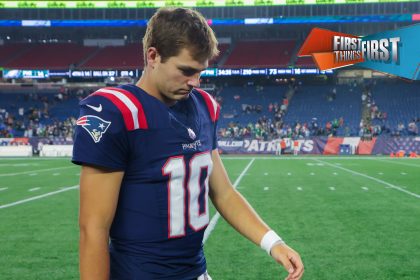 Jacoby Brissett named Patriots starter over Drake Maye | First Things First