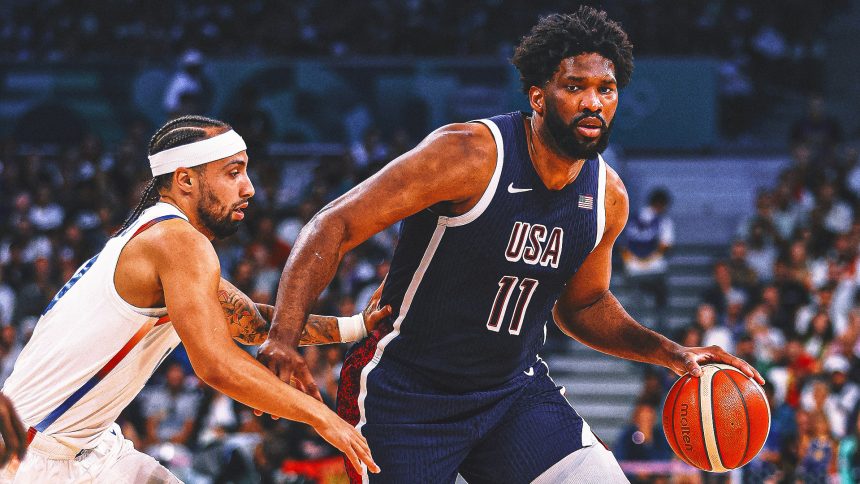 Joel Embiid embraces booing from French fans at Paris Olympics