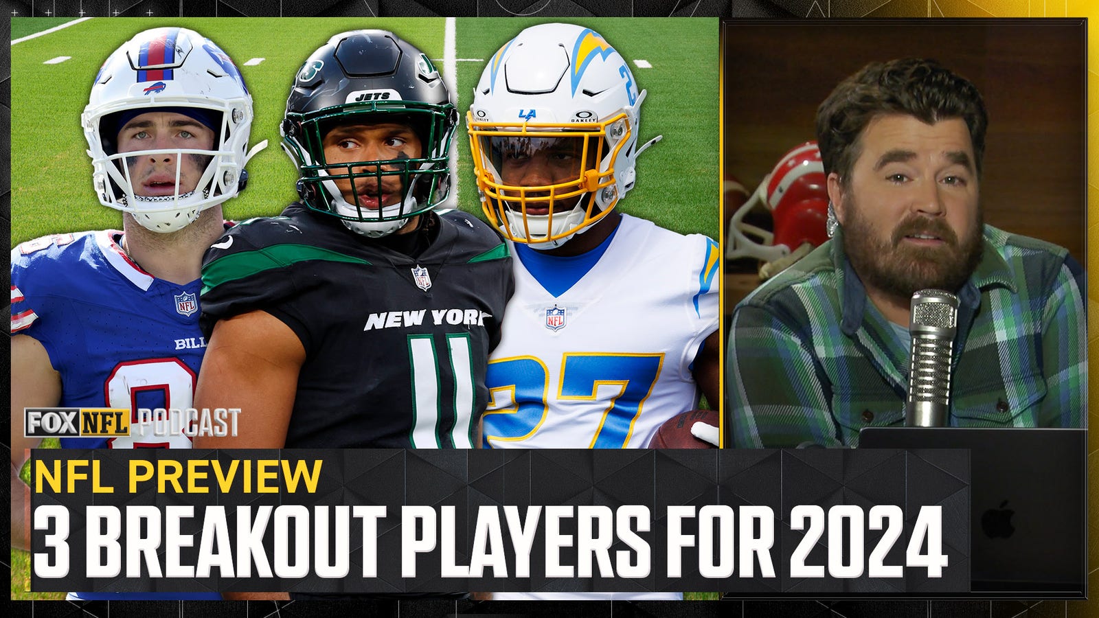 Top 3 breakout players for the 2024 NFL season 