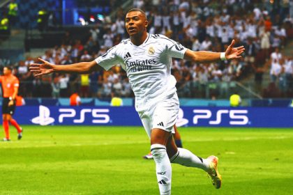 Kylian Mbappé scores in his debut for Real Madrid in UEFA Super Cup