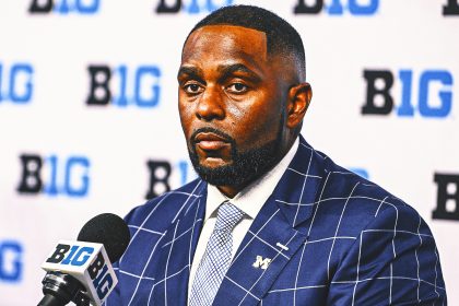 Michigan's Sherrone Moore looks forward to release of messages in sign-stealing scandal