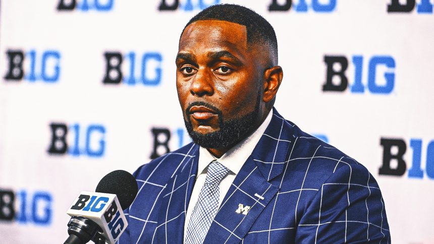 Michigan's Sherrone Moore looks forward to release of messages in sign-stealing scandal