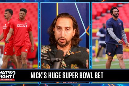 Nick is betting on a Patrick Mahomes-Chiefs vs Caleb Williams-Bears Super Bowl LIX | What's Wright?