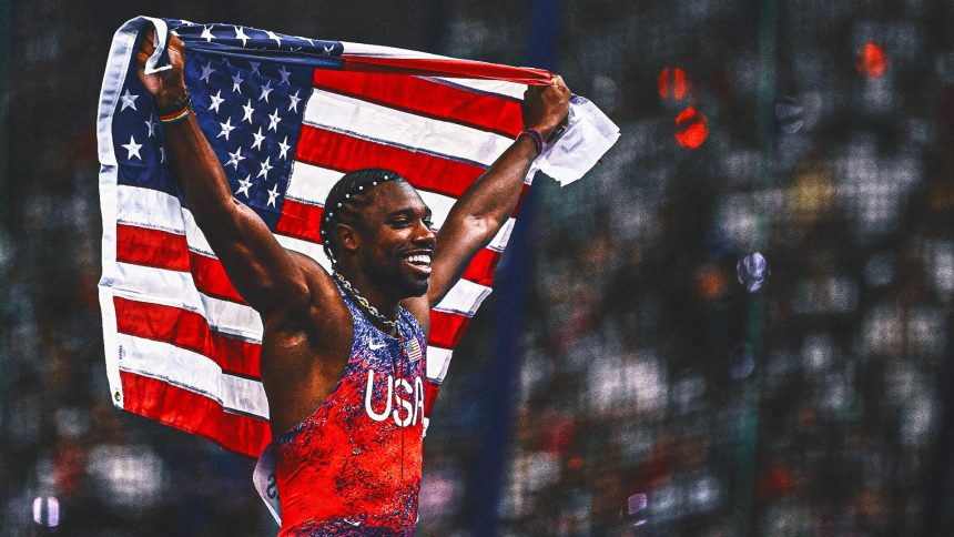 Noah Lyles wins Olympic gold in 100 meters by five-thousandths of a second