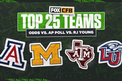 Odds vs. AP Top 25 vs. RJ Young's Ultimate 134: Most overrated/underrated teams