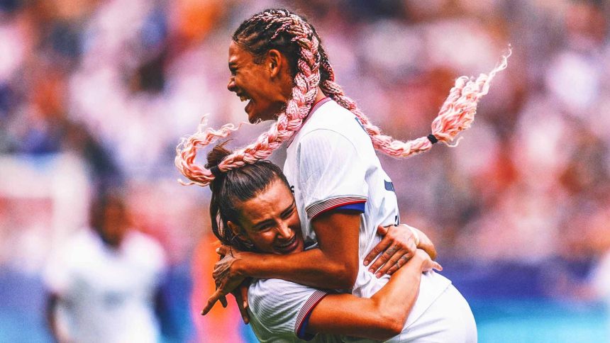 Paris 2024 Olympics: Trinity Rodman's brilliant goal sends USWNT to semifinal vs. Germany