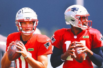 Patriots' Jerod Mayo: Jacoby Brissett, Drake Maye QB competition 'isn't over'