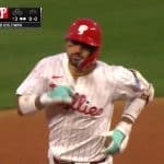 Phillies' Nick Castellanos sends a three-run blast to left field to increase lead over Astros