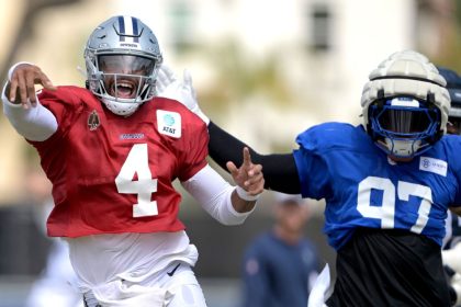 Prescott not practicing due to ankle soreness