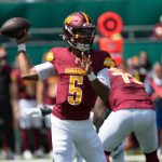 QB Daniels impresses in Commanders debut