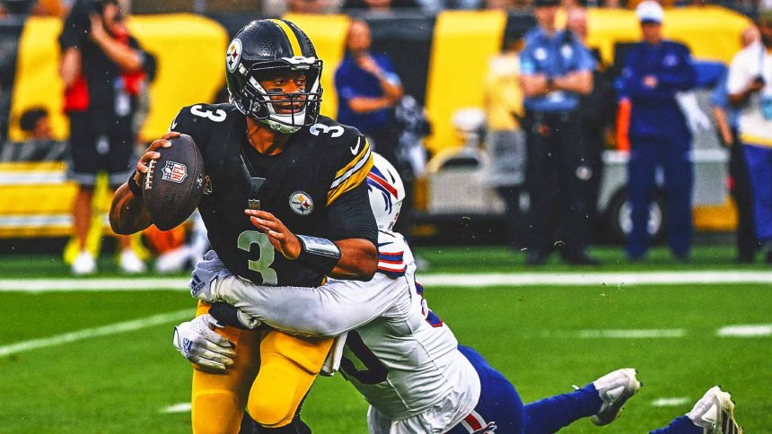 Russell Wilson slogs through a rusty preseason debut as Bills top Steelers