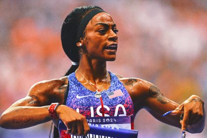 Sha’Carri Richardson rallies U.S. women for gold in Olympic 4x100 relay