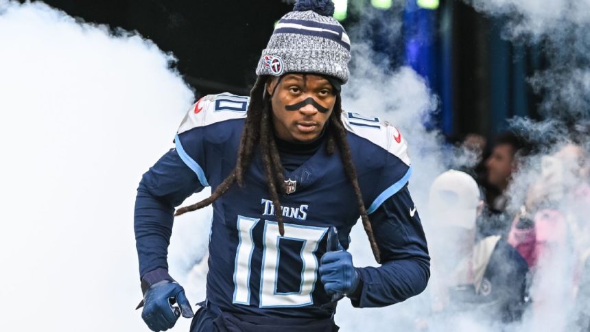 Source: Titans WR Hopkins (knee) out 4-6 weeks