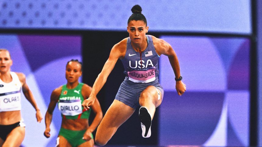 Sydney McLaughlin-Levrone breaks her own world record, wins Olympic gold again in 400-meter hurdles