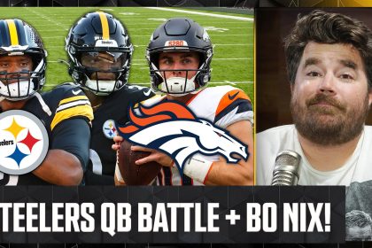 Will Justin Fields or Russell Wilson be QB1 + Bo Nix's expectations for Broncos | NFL on FOX Pod