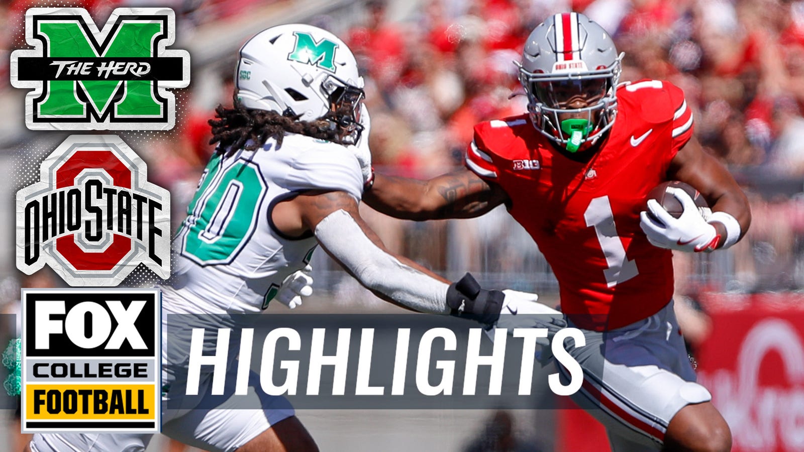 Marshall Thundering Herd vs. No. 3 Ohio State Buckeyes