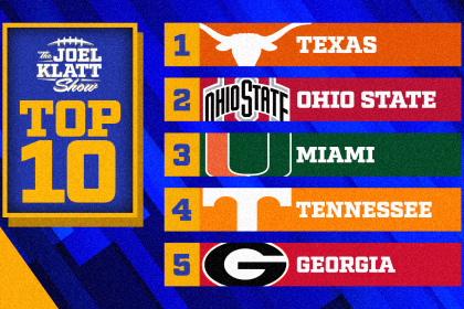 2024 college football rankings: Joel Klatt's top 10 teams after Week 4