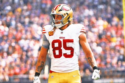 49ers All-Pro tight end George Kittle listed out for game vs. Rams