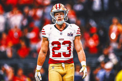 49ers' Christian McCaffrey ruled out for Sunday vs. Vikings; IR under consideration