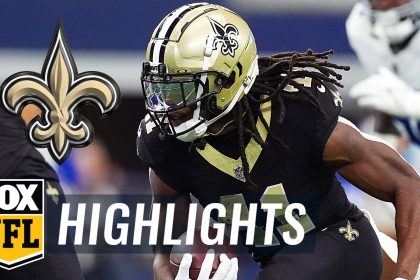 Alvin Kamara scores four touchdowns to help lead the Saints to a 44-19 win against the Cowboys | NFL Highlights