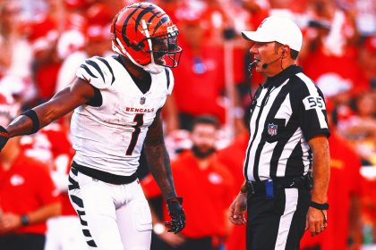 Bengals WR Ja'Marr Chase issued fine for 'abusive language' in Chiefs loss