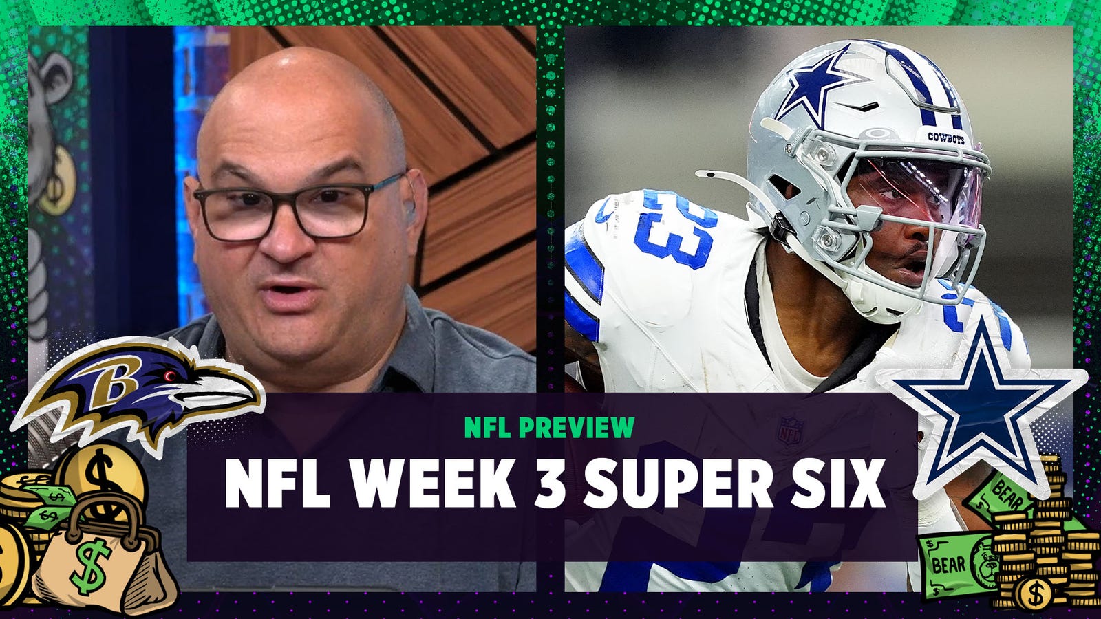 NFL Week 3 Super Six: Dallas Cowboys vs Baltimore Ravens