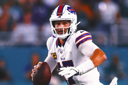 Bills' Josh Allen discusses being voted overrated, Caleb Williams' future and more