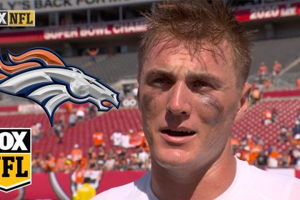 Bo Nix reflects on his first career win after Broncos' impressive 26-7 victory over Buccaneers