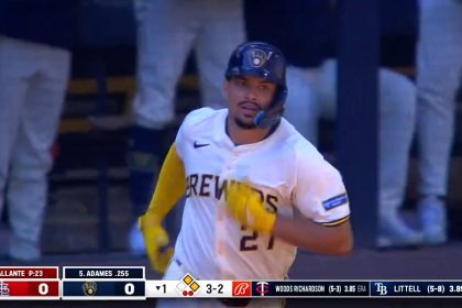 Brewers' Willy Adames hits his 29th home run of the season on his 29th birthday