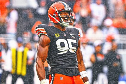 Browns All-Pro DE Myles Garrett listed as 'day to day' after undergoing foot MRI