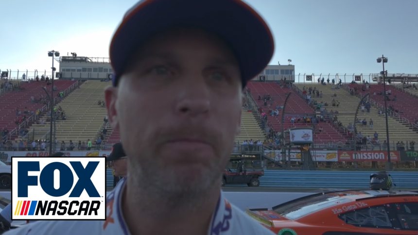 Denny Hamlin shares his thoughts on his path forward after crashing on the opening lap | NASCAR on FOX