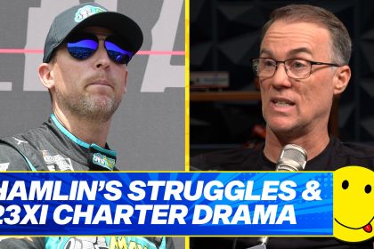 Denny Hamlin struggles in playoffs amidst 23XI Charter Deal drama | Harvick's Happy Hour