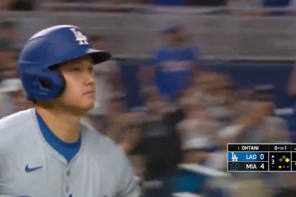 Dodgers' Shohei Ohtani launches 48th home run of the season, a two-run homer vs. Marlins