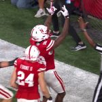 Dylan Raiola connects with Isaiah Neyor for a 6-yard TD, giving Nebraska the lead over Illinois