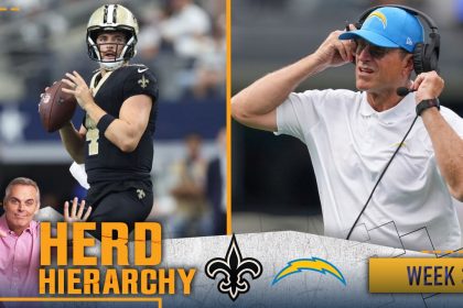 Herd Hierarchy: Chargers leap to Top 3, Saints join, 49ers drop in Week 3's Top 10 | The Herd