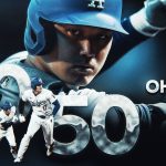 How Shohei Ohtani, without half his powers, rewrote MLB history again and went 50/50