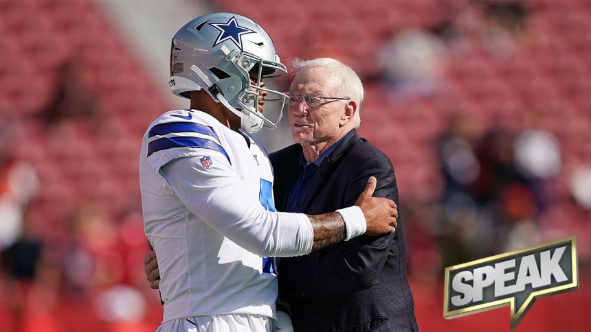 Is Jerry Jones adding pressure on Dak Prescott to win the Super Bowl with the new deal? | Speak