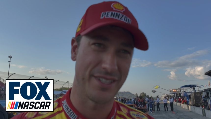 Joey Logano admits fault in wreck involving Brad Keselowski and William Byron, criticizes dirty track Conditions | NASCAR on FOX