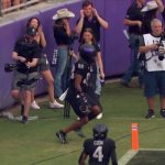 Josh Hoover links up with Eric McAlister for a 14-yard TD, giving TCU an early lead over UCF