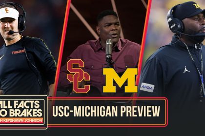 Keyshawn Johnson: USC Will 'F**k Michigan Up' in Big Ten showdown | All Facts No Brakes