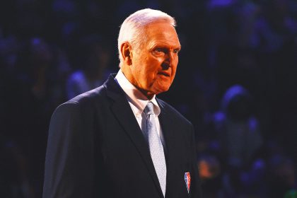 Lakers will honor Jerry West this season with a No. 44 uniform band