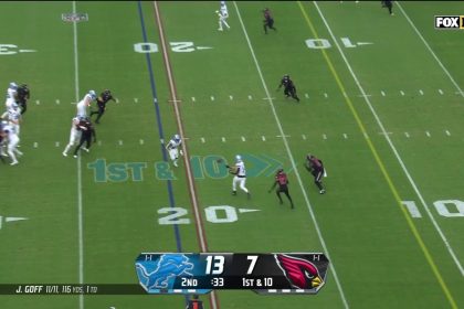 Lions' Jahmyr Gibbs scores TD off AMAZING LATERAL from Amon-Ra St. Brown vs. Cardinals