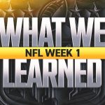 NFL Week 1: What we learned from every Sunday game