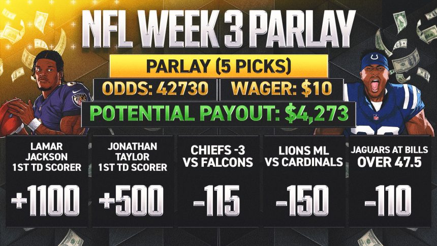 NFL Week 3 odds: 'Woulda, Coulda, Shoulda' parlay; five bets that would've won big