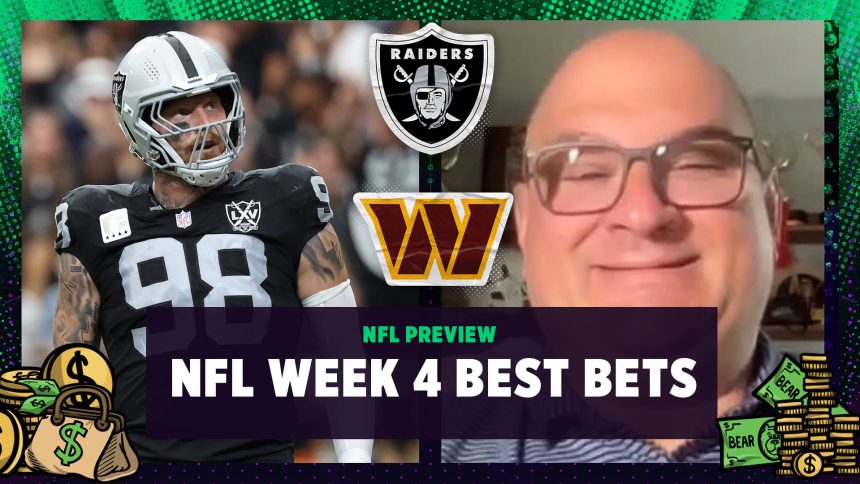 NFL Week 4 Best Bets: Cardinals vs Commanders & Raiders' 1st Half | Bear Bets