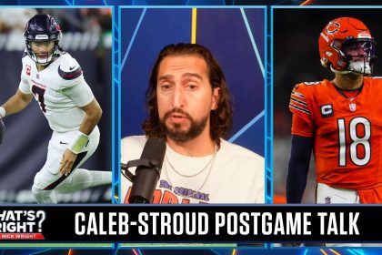 Nick says Caleb Williams' reaction to CJ Stroud was justified: 'You're not big bro' | What's Wright?